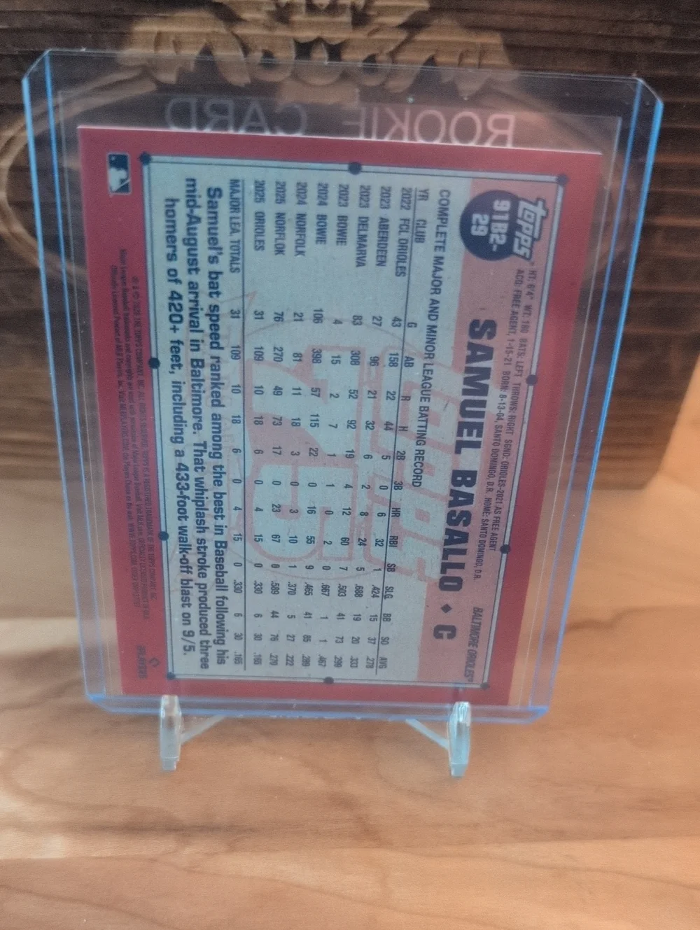 2026 Topps Series 2 Samuel Basallo 75th Anniversary Rookie Card Orioles - Picture 2 of 2